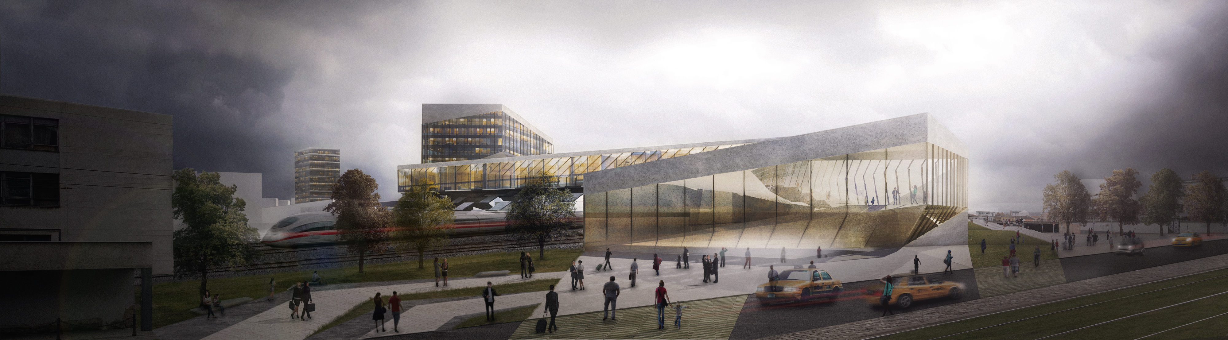 融合城市功能的 Brno 建筑规划-14