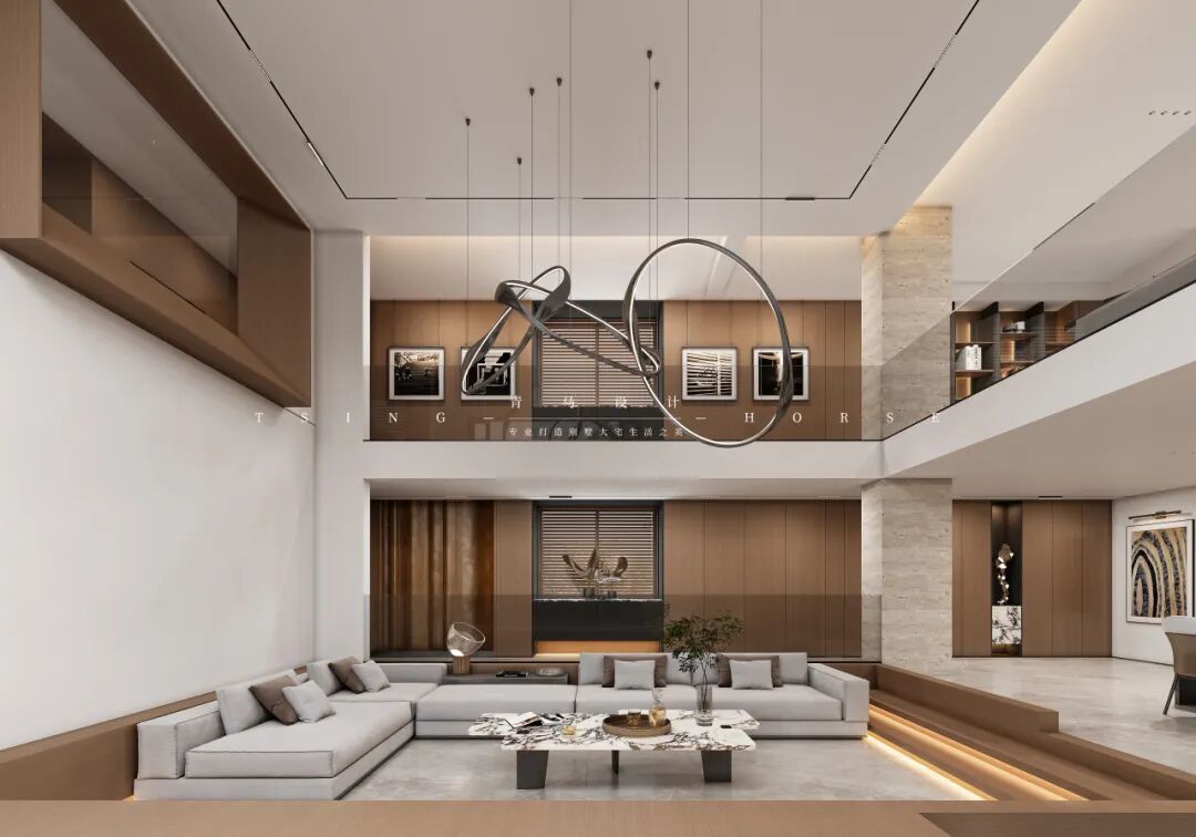 碧桂园·央墅600㎡下叠丨李昂设计团队-36