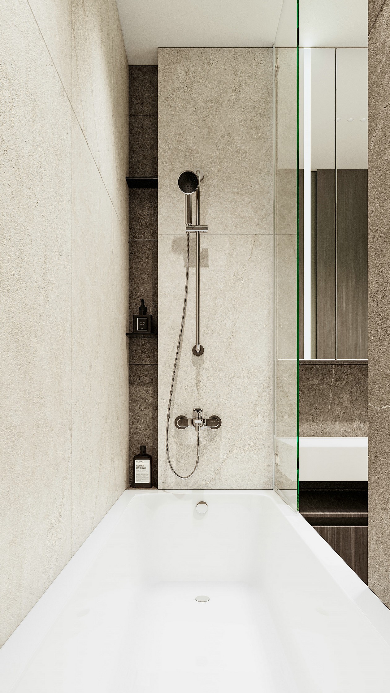 浅色系小空间公寓设计-14