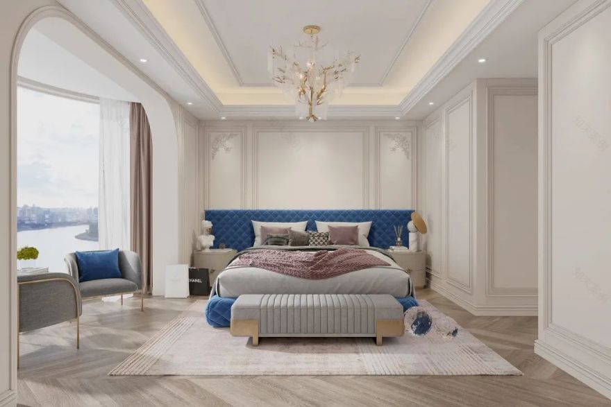 轻奢法式强匠私宅丨格梵装饰-29