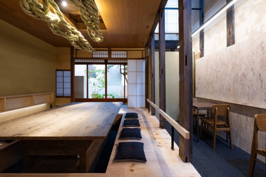 Kawamichiya Koshoan 荞麦面店丨日本京都丨tdAtelierEndoShojiroDesign-15