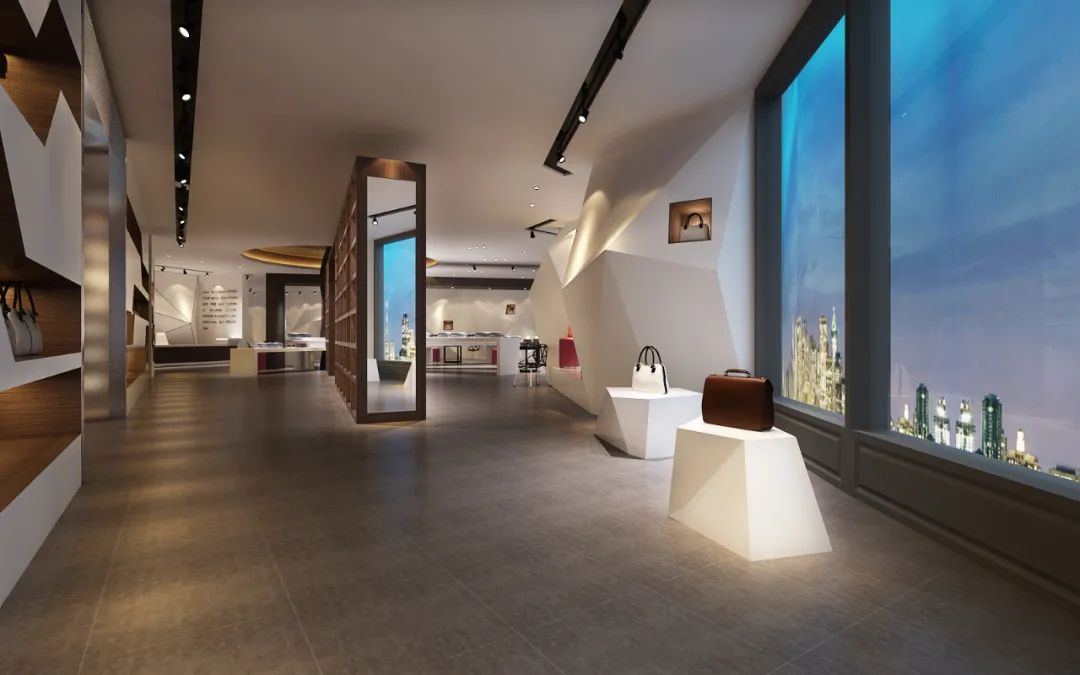 摩登几何,木融设计打造高端奢侈品店-13