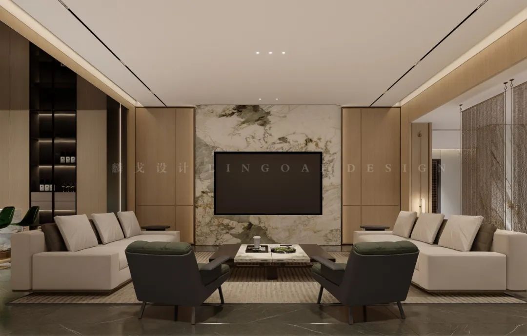 摩登东方 · 重庆上景臺合院别墅设计丨中国重庆丨麟戈设计-20