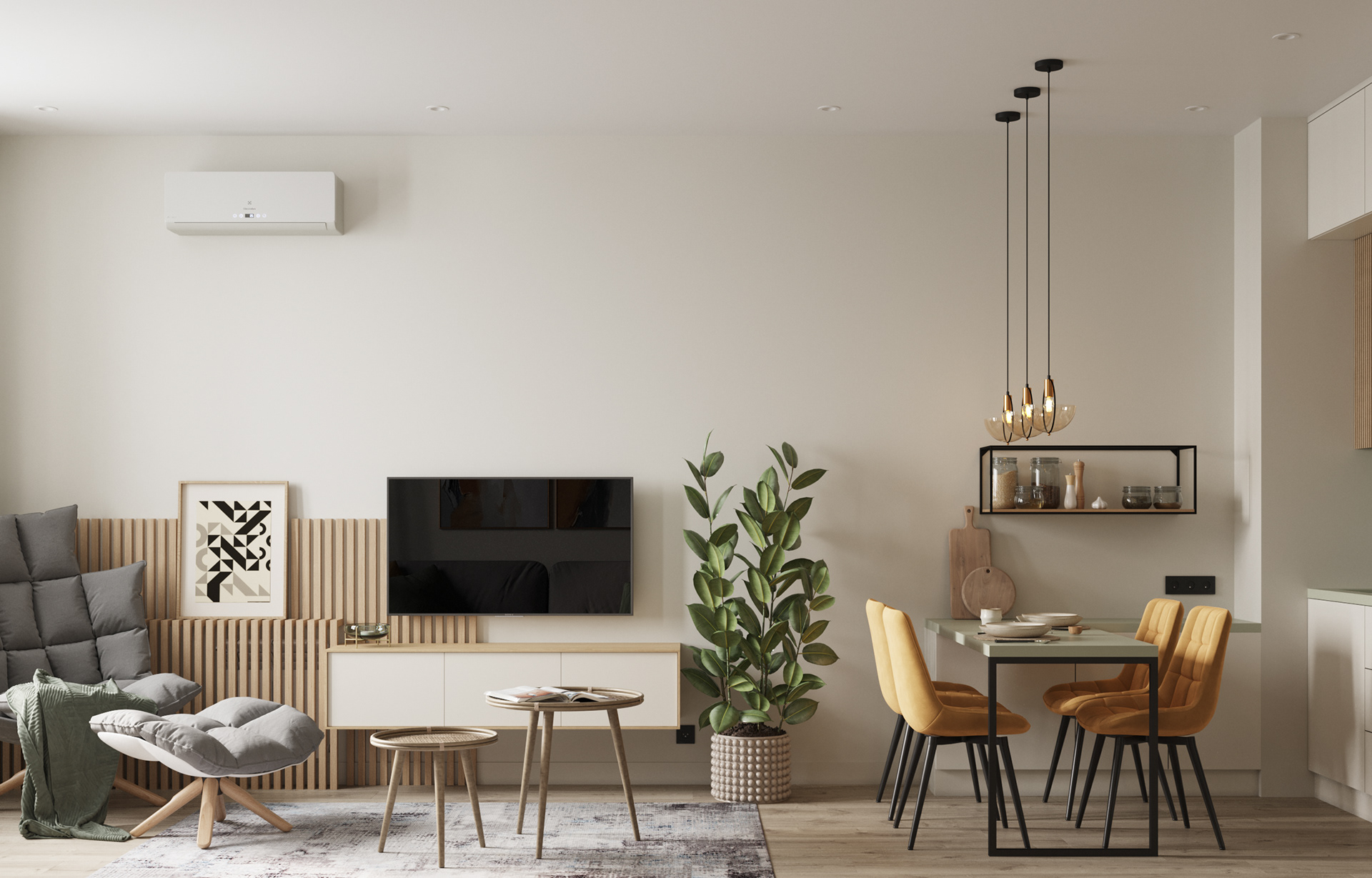 Scandinavia 45m2. Moscow-2