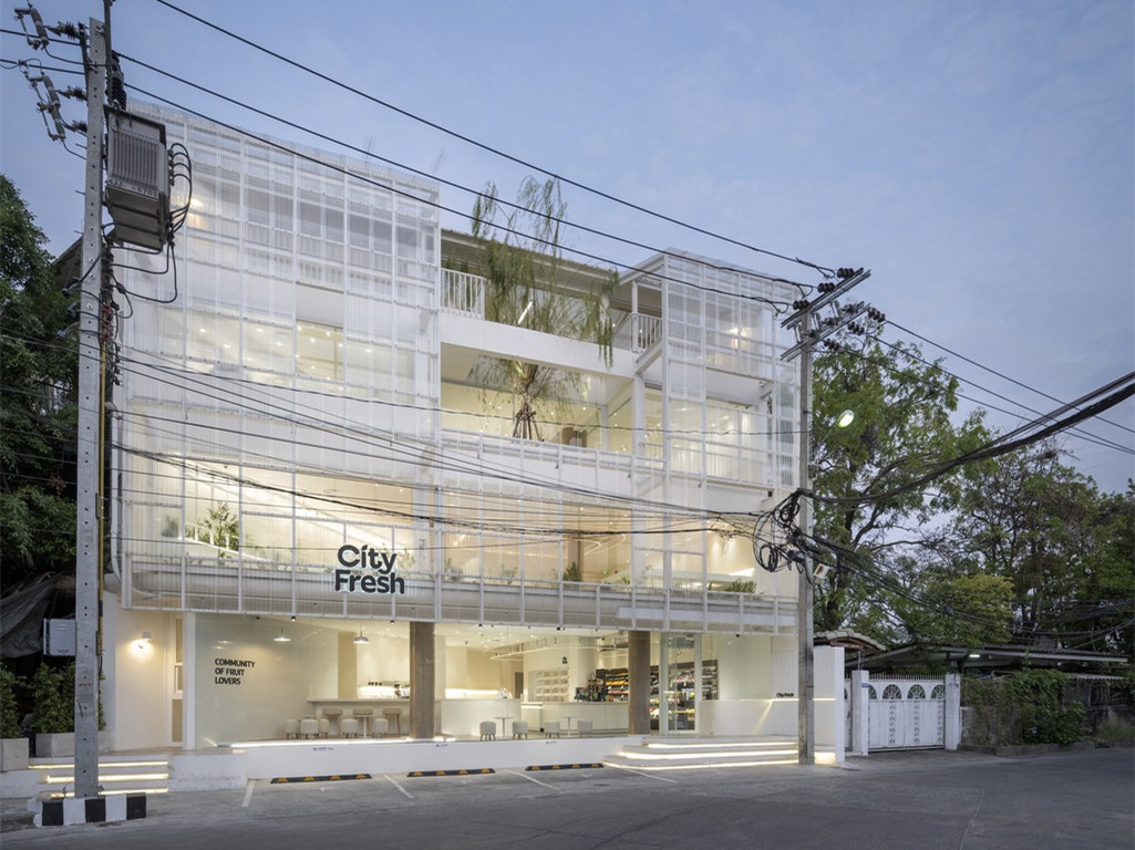 泰国城市生鲜店和餐厅丨空间建筑-3
