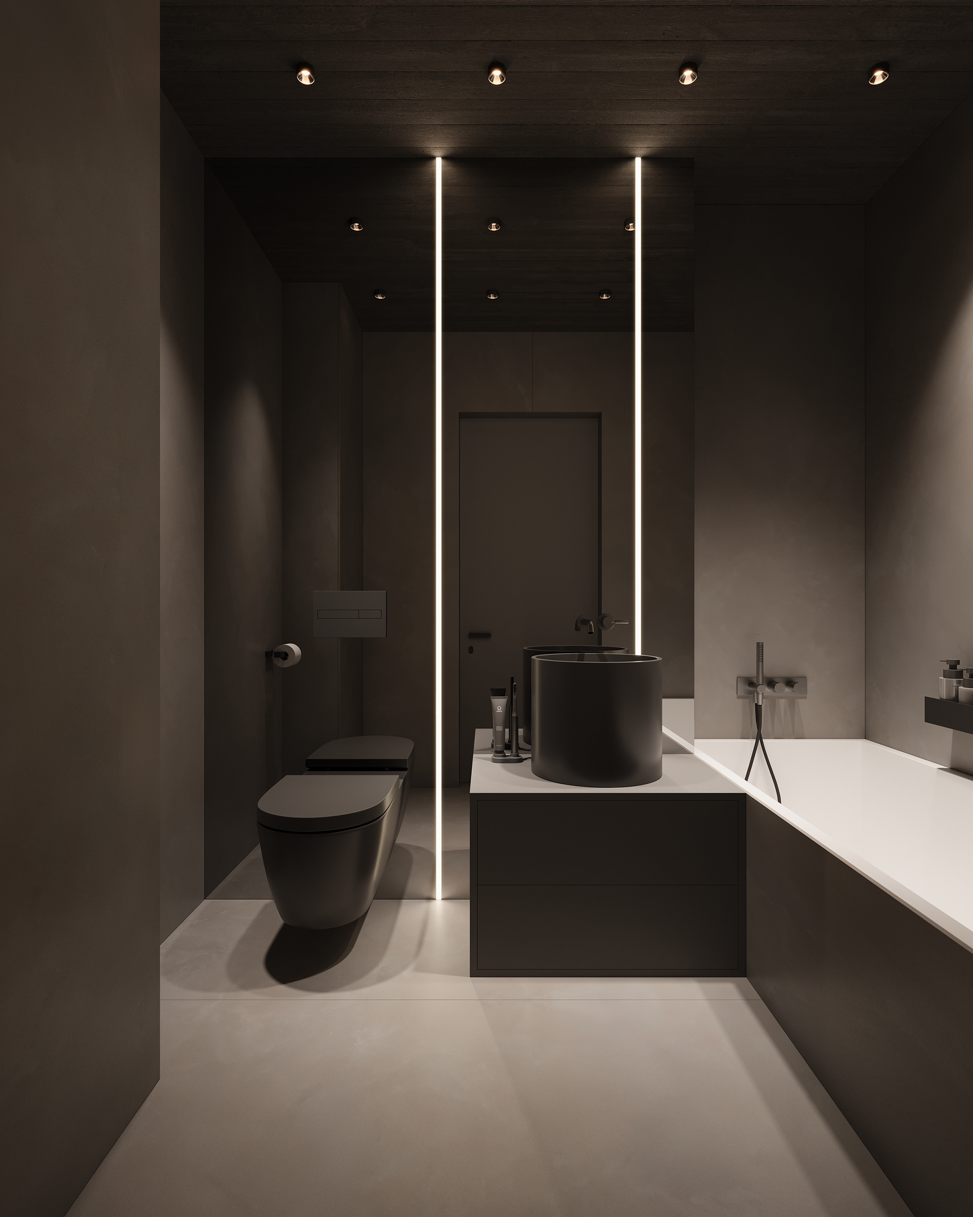 Dark Tones 公寓设计丨Mostdesigngroup-30