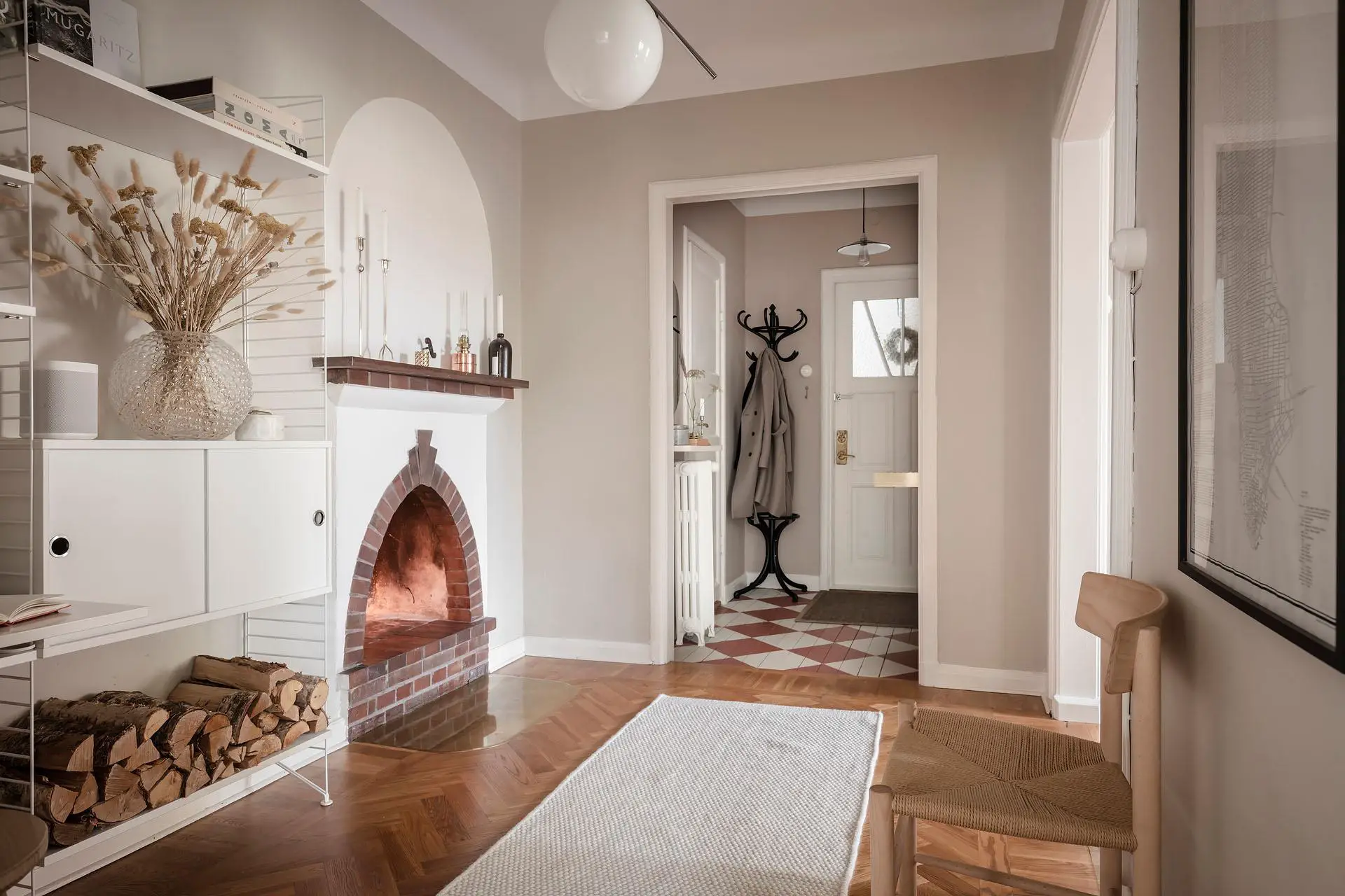 瑞典 90m2 公寓，乡村与斯堪的纳维亚风格完美融合-18