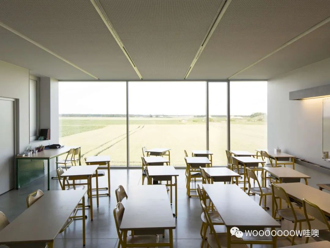 法国 Gidy 市“Gouges 奥林匹克学校”设计展现城乡边界融合-6