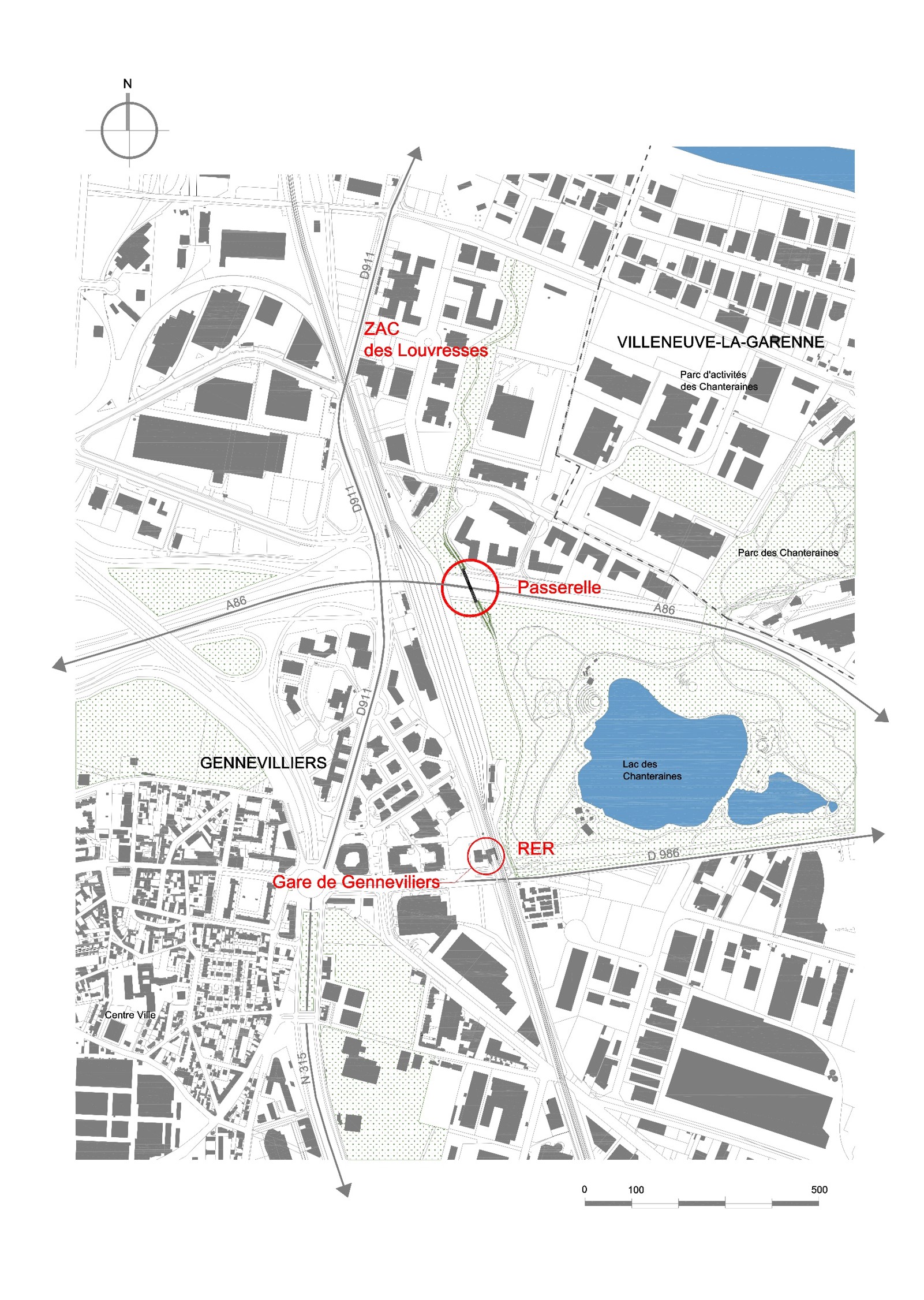 Louvresses overpass — Ateliers 2/3/4/-46