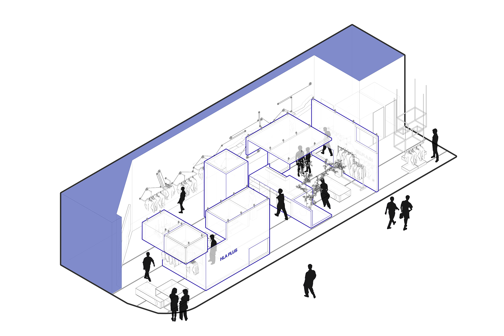 HLA PLUS 上海时装店丨中国上海丨拾集建筑-56