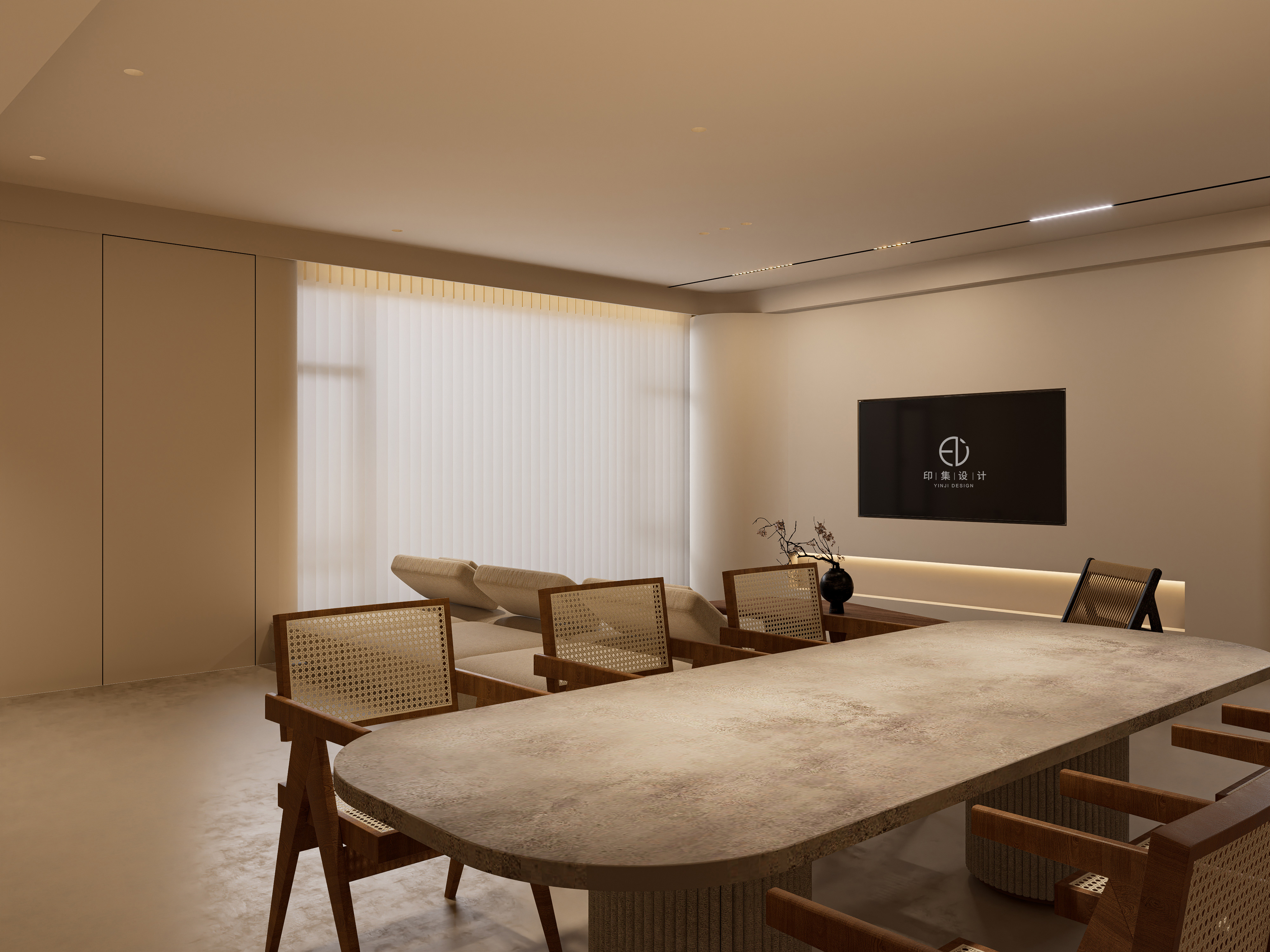 153㎡侘寂风|温和从容，岁月静好-6