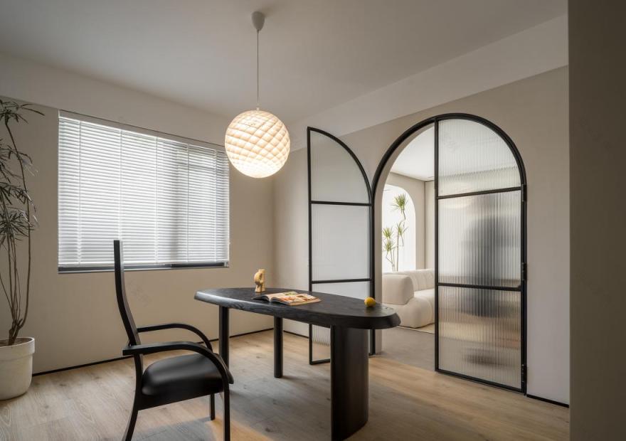 多曲线极简空间设计-38