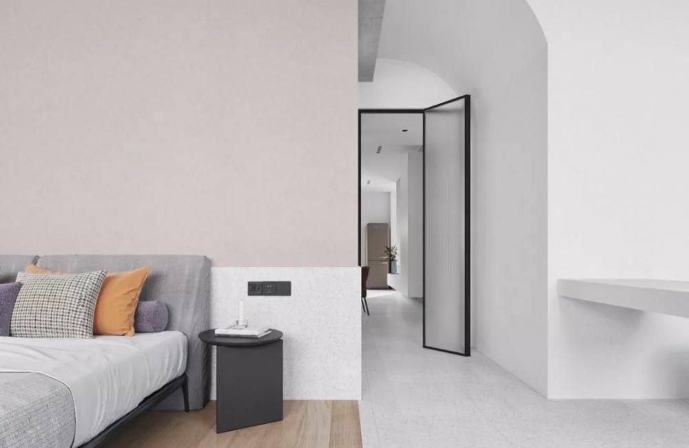 原木极简白，打造开放自由的空间-2