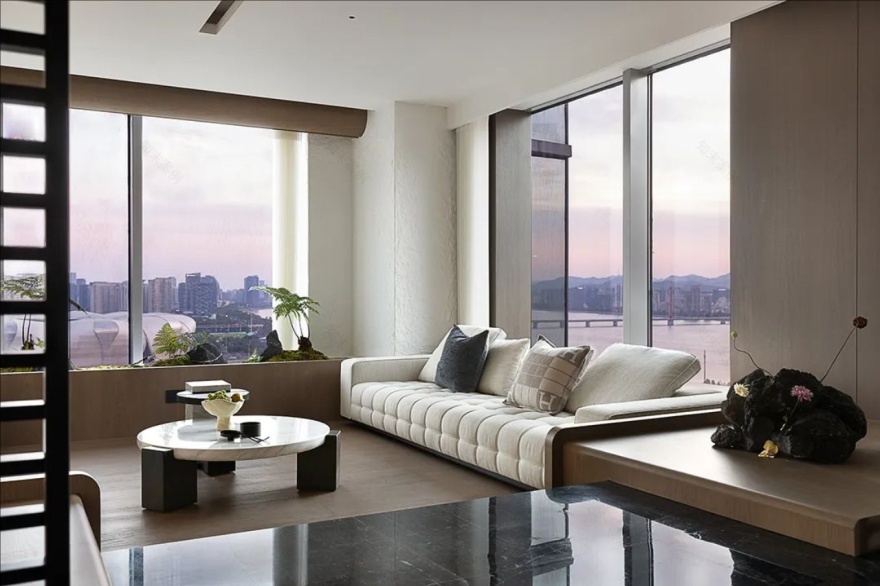 意韵江畔|杭州深蓝国际 270 平设计丨中国杭州丨杭州万璞空间设计-44