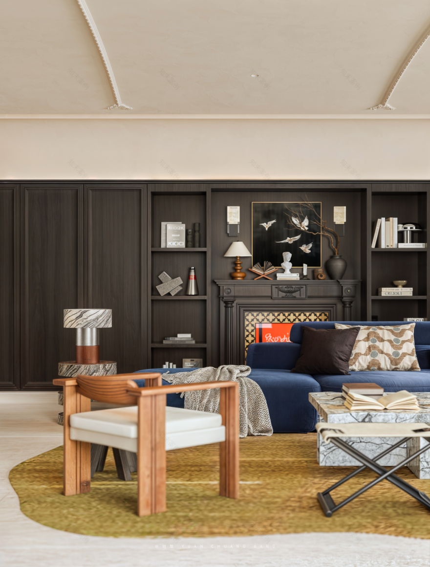 左岸墨绿丨晨轩艺术设计-8