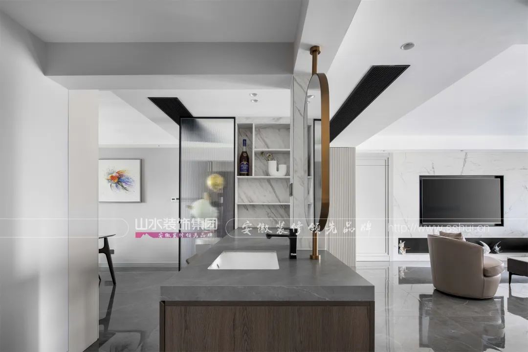 180㎡现代轻奢家丨山水-28