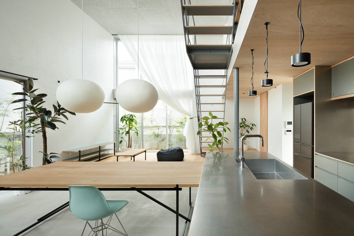 东京 34 坪日光独栋亲子宅,自然清新日系 Loft 风格-5