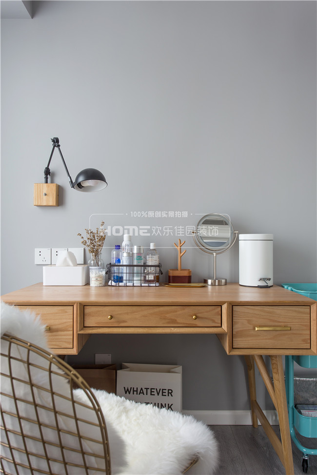 北欧风情的神秘孔雀蓝 | 成都时光俊园 2 室 2 厅 1 卫 1 厨案例解析-65