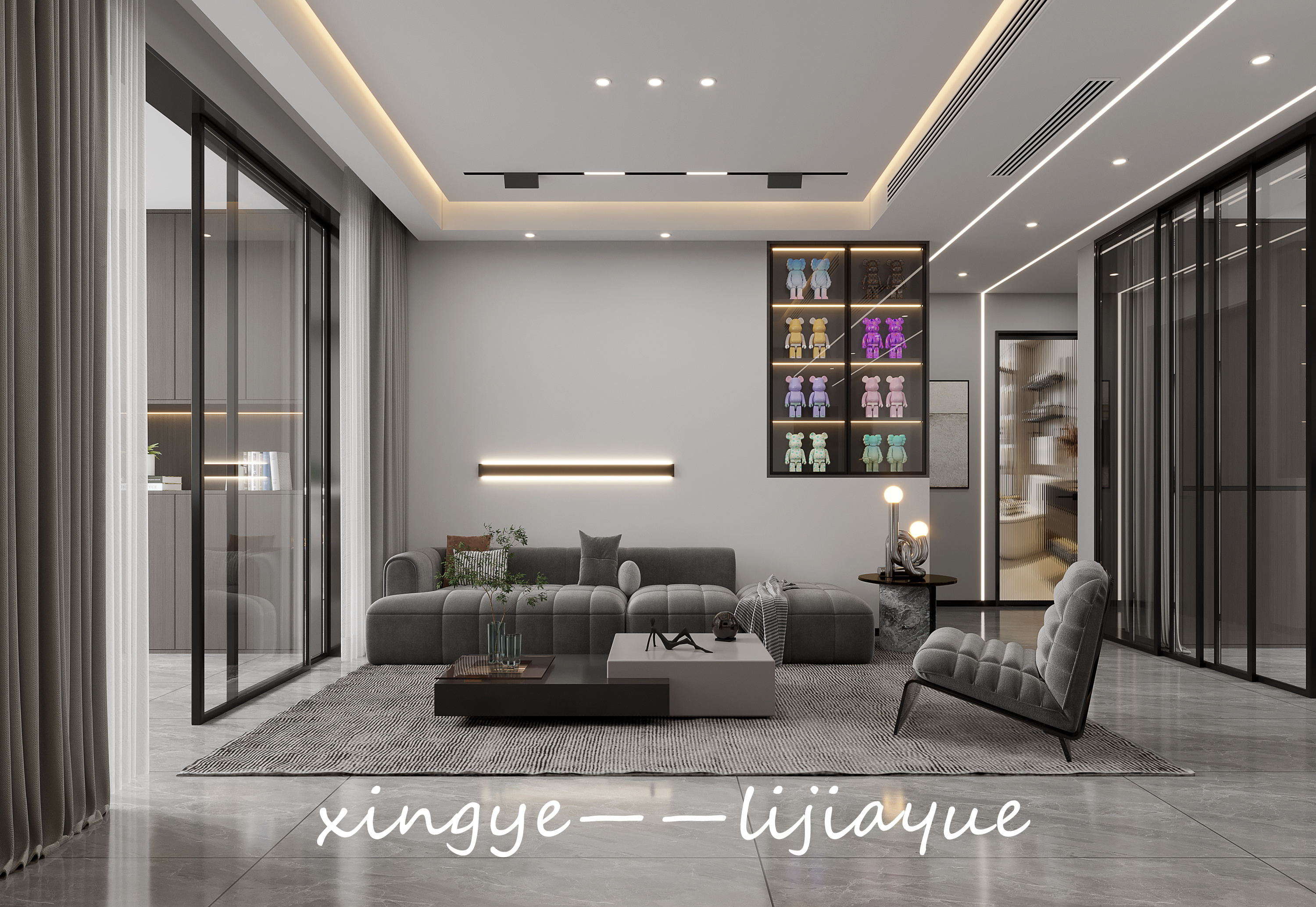 室内装修——黑白灰-3