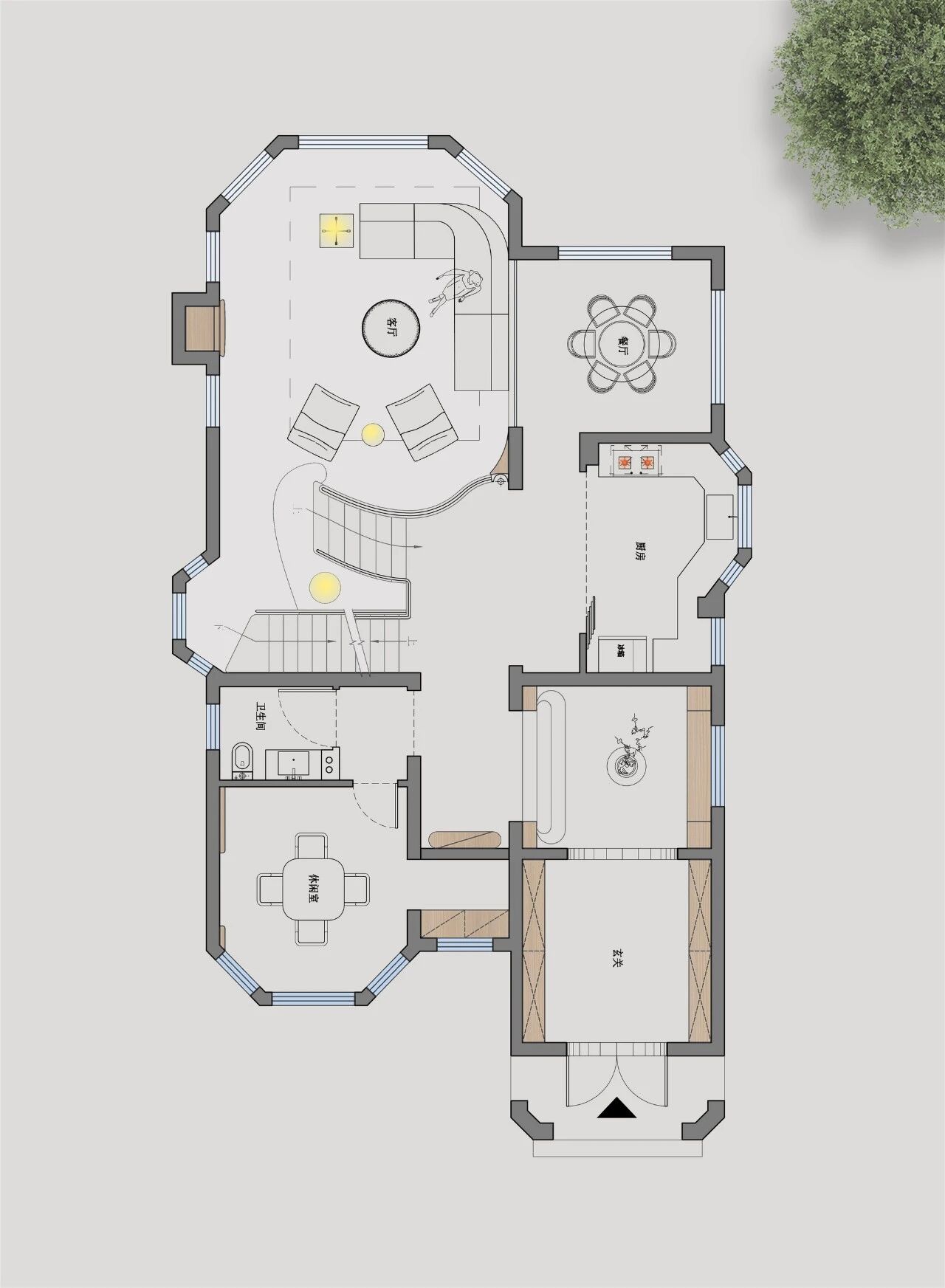 新作：老派别墅里的美拉德智性风丨中国重庆丨搭某设计 X 香樟林-57
