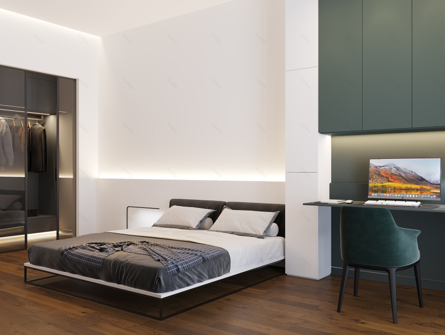 黑色版房屋室内装饰丨Golub Architects-46