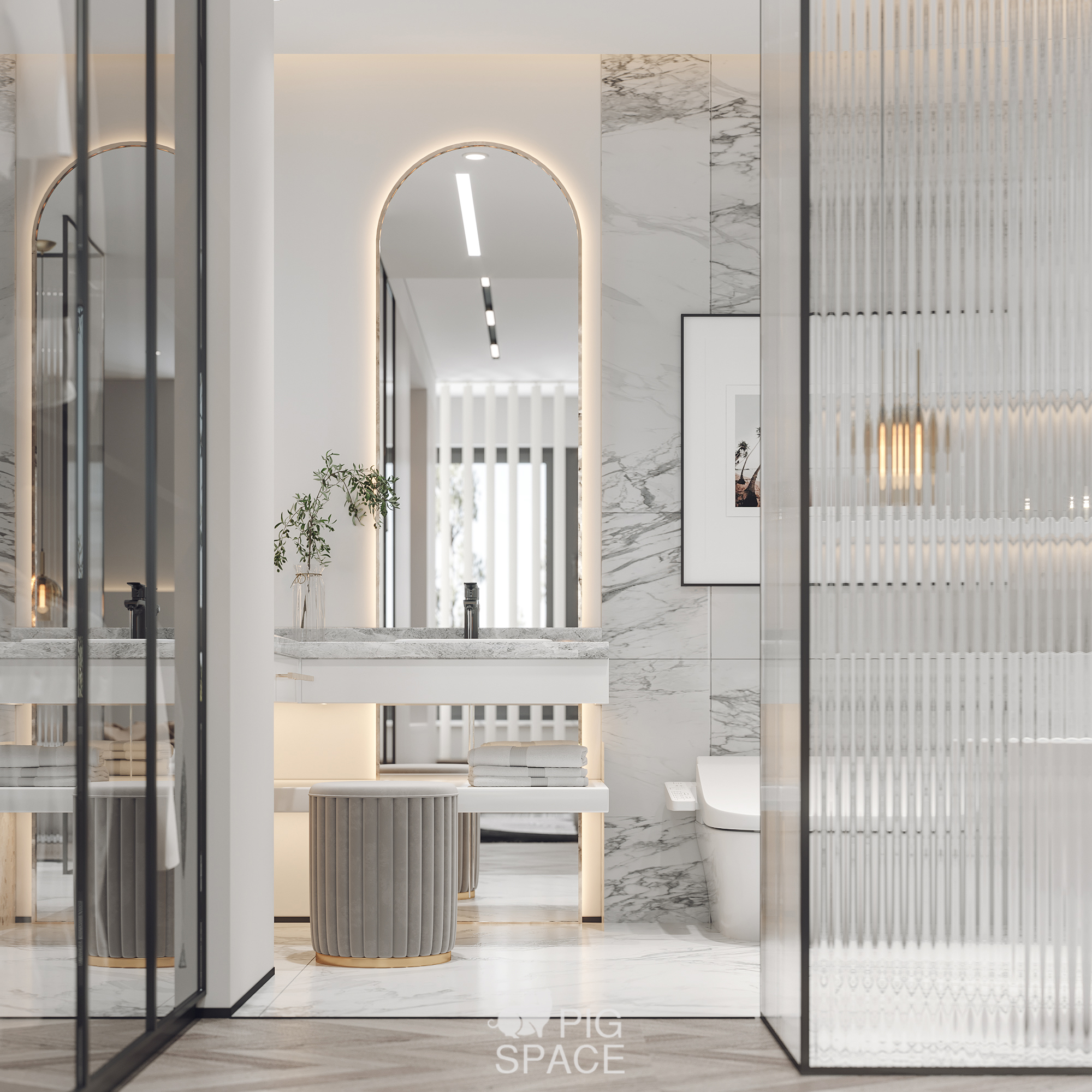 现代平层白色巧克力之家丨中国青岛丨集·设计事务所（青岛）-15