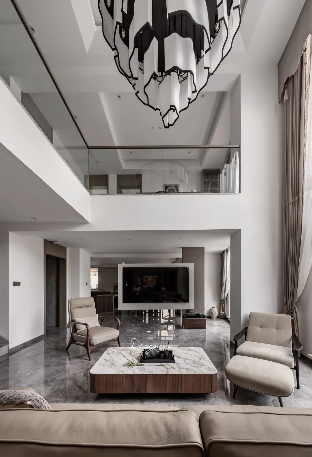 云康园简约中式设计丨紫苹果装饰集团-32