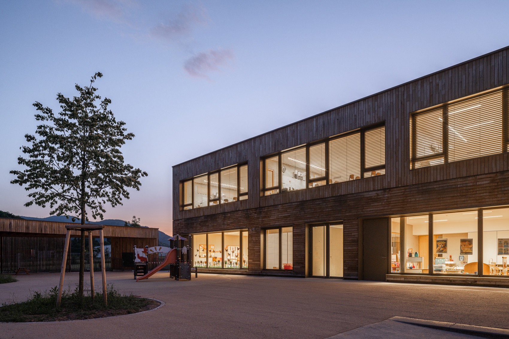 Honcourt 学校丨法国丨f+f architectes-55