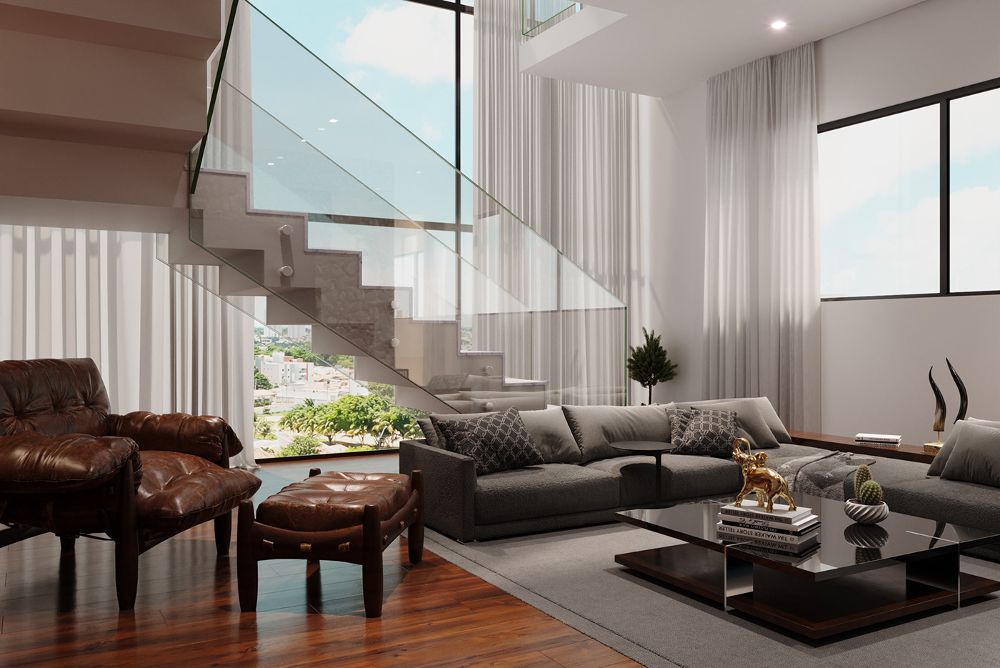 CGI  HN HOUSE · 现代家居设计丨Preview Pictures Animation Studios-4