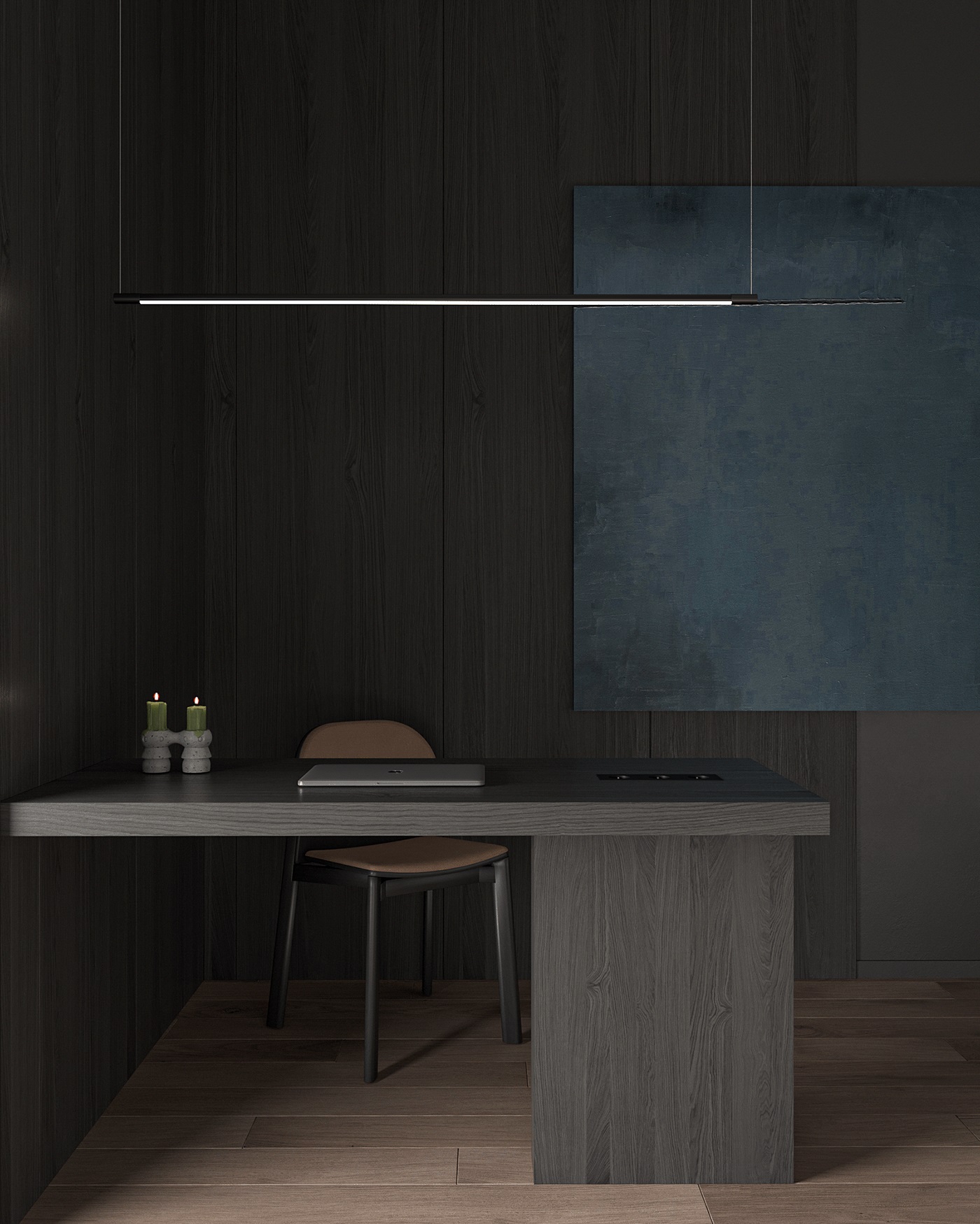 乌克兰基辅浅灰色线住宅设计-14