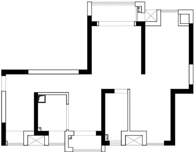 武汉邦辰设计丨平层丨80㎡温馨日系风,LDK,亚麻色系,吧台·住两人一猫太“甜”了!-3
