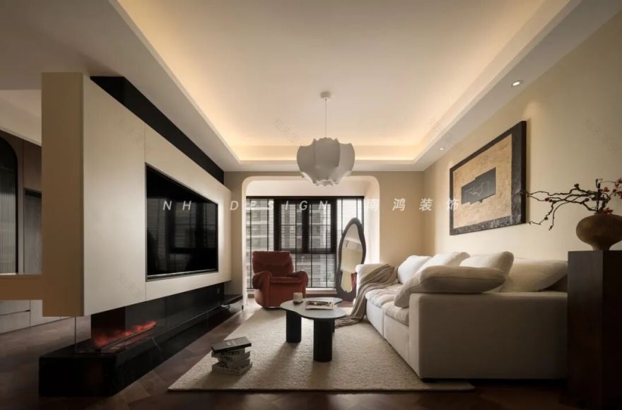 客厅C位之争:2025年,电视背景墙就该这么卷!-64
