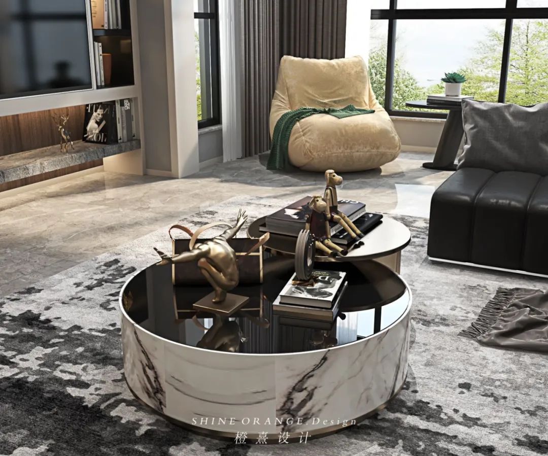 橙熹设计-- 武汉 100m²新家,疫情期间的温暖礼物-25