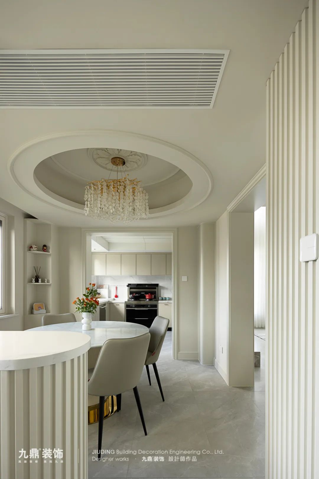 奶油法式风情,回游动线中西厨设计丨中国杭州丨王楠,黄质萍-57