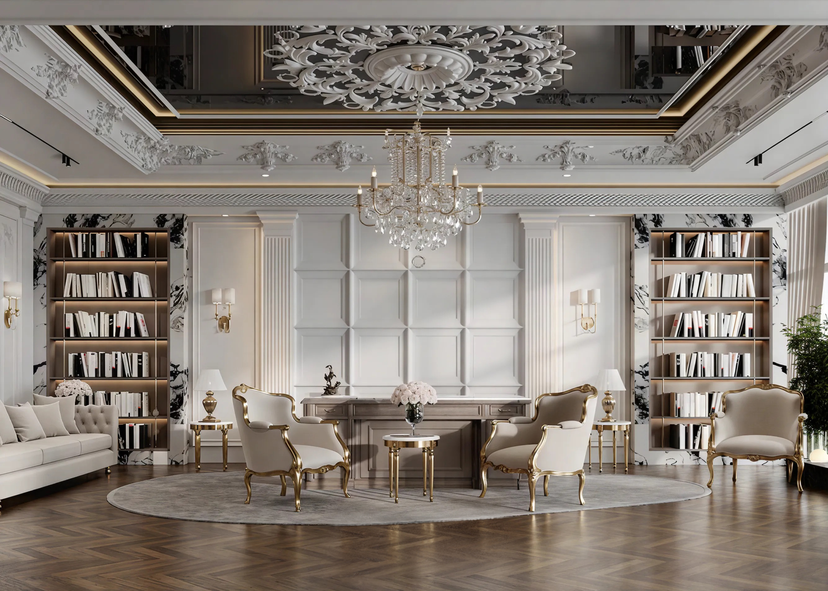 Manger Office Room  新古典风格办公室-0