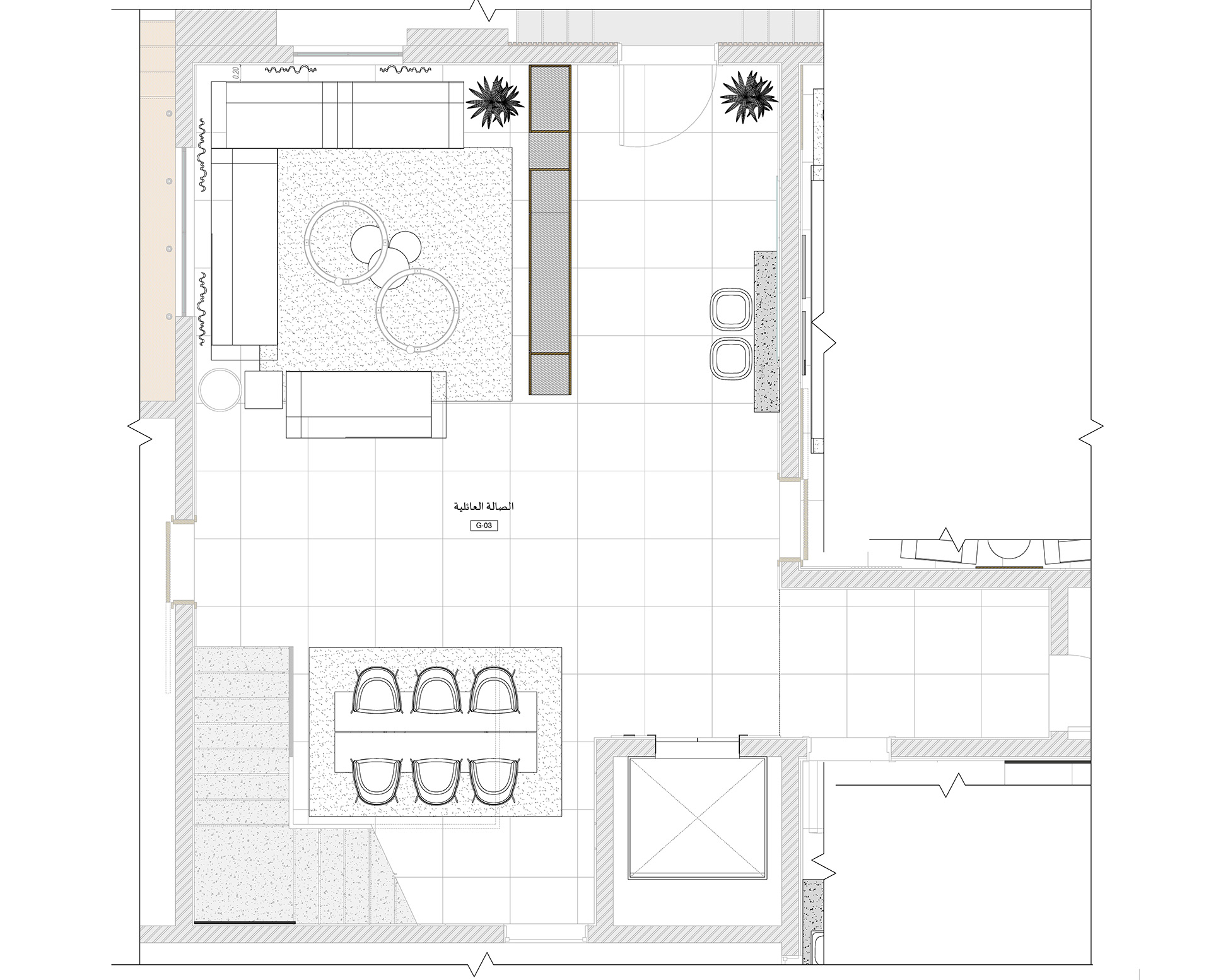 RA 住宅  室内套餐丨沙特阿拉伯丨Bariq Consultants-20
