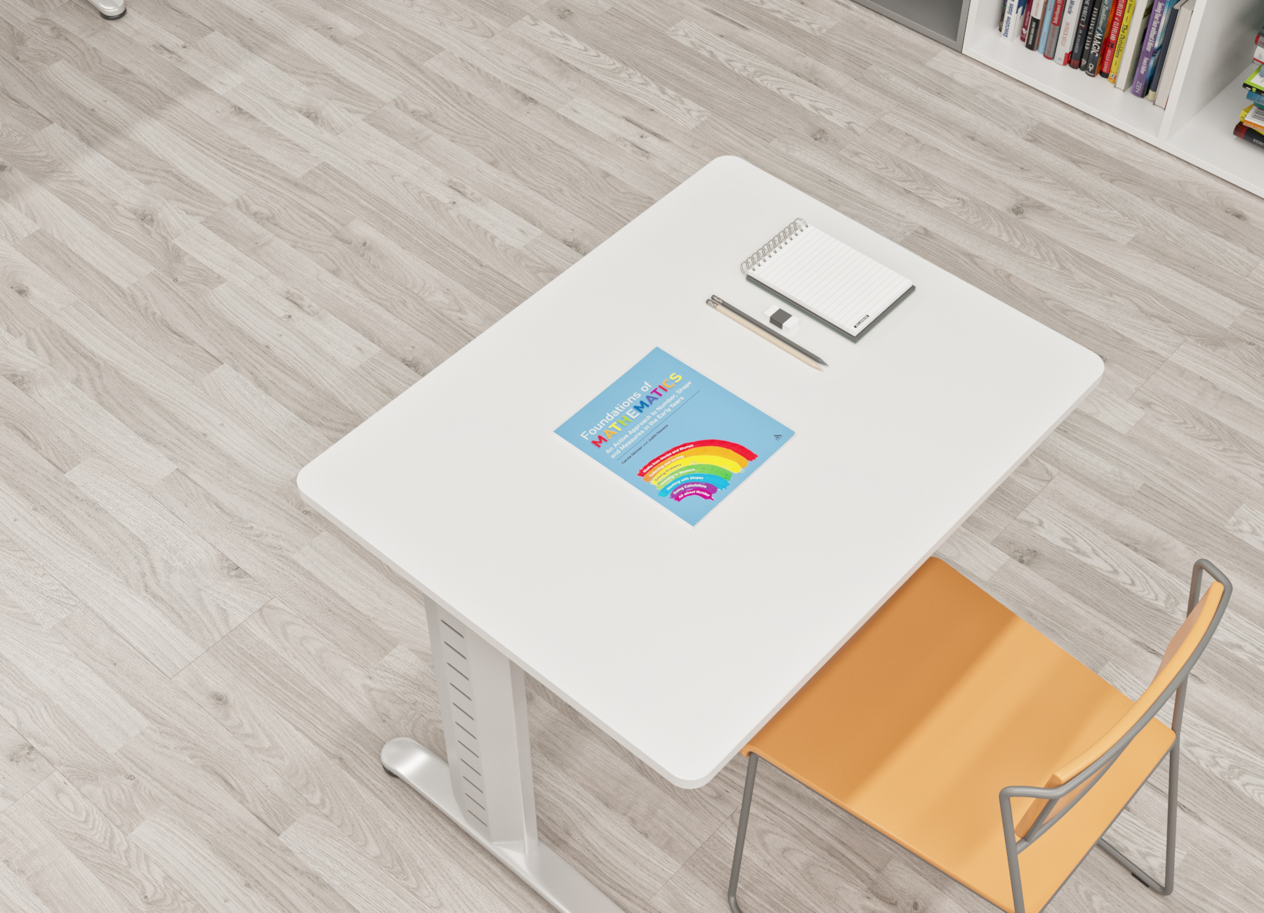 Math class interior design in a private school.-5