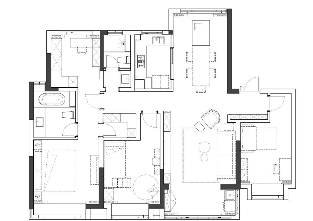 《形·影》 | 打破精装房束缚,打造自由个性生活空间-46