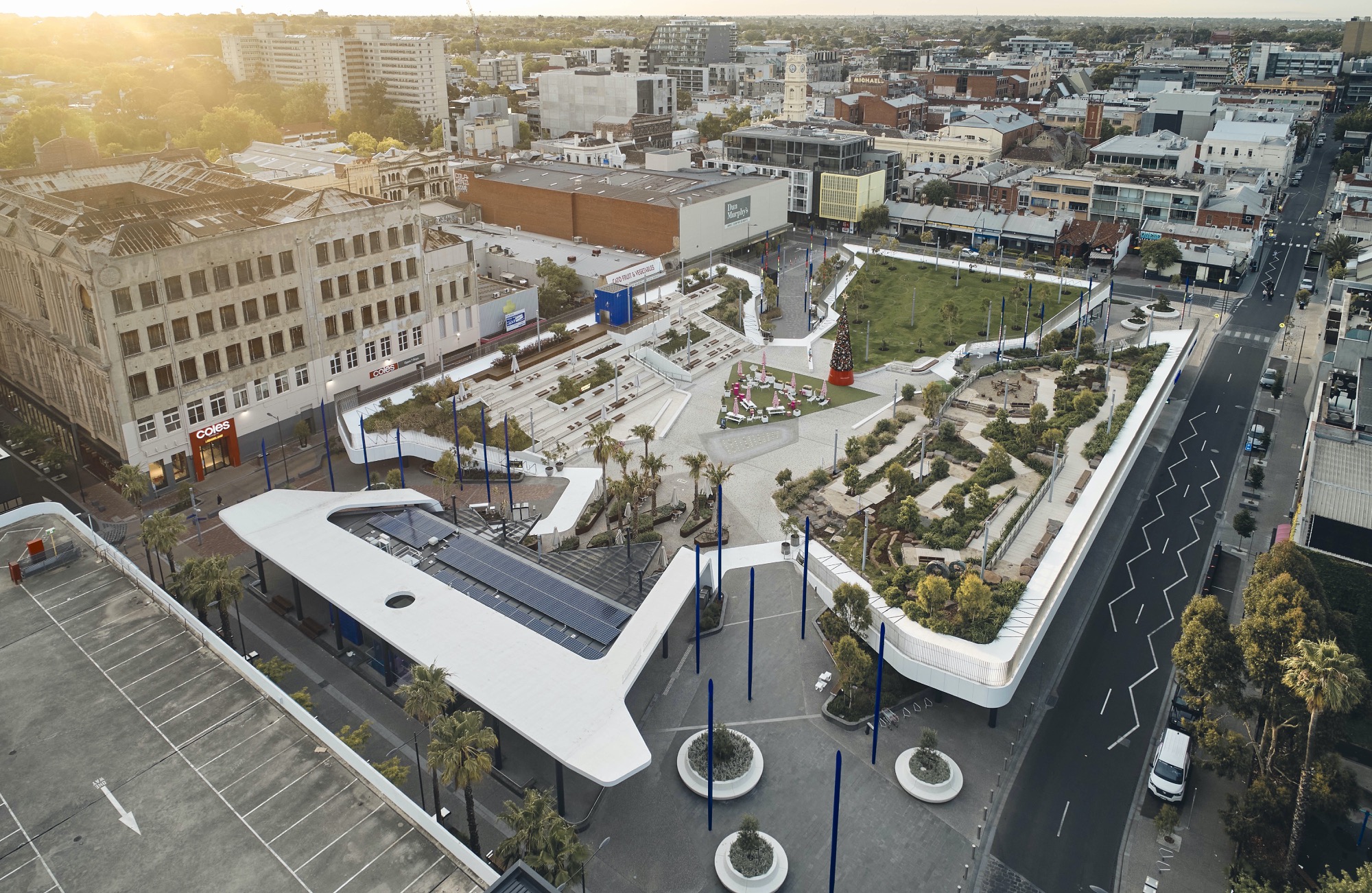 Prahran Square · 停车场变城市绿地丨澳大利亚丨ASPECT Studios,Lyons 等-0