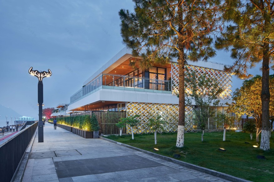 中国温州瓯江新外滩1·8公里,瓯江光影码头规划丨非静止建筑设计-39