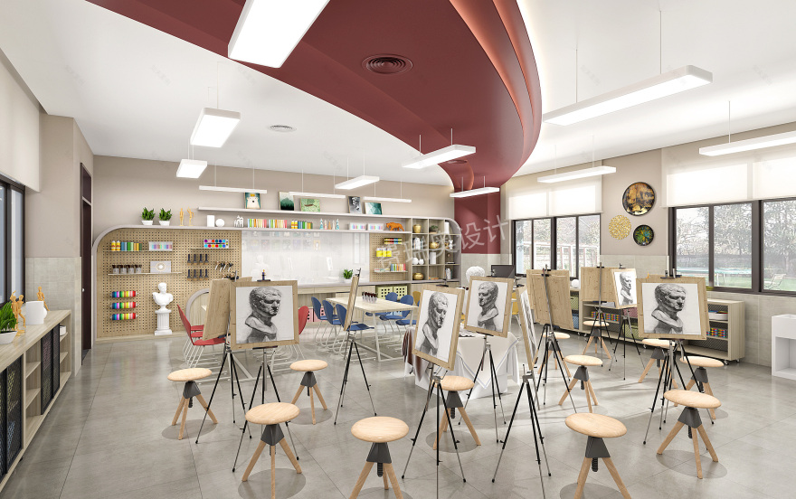 暨大港澳学校丨中国佛山丨费瑞奥设计-36