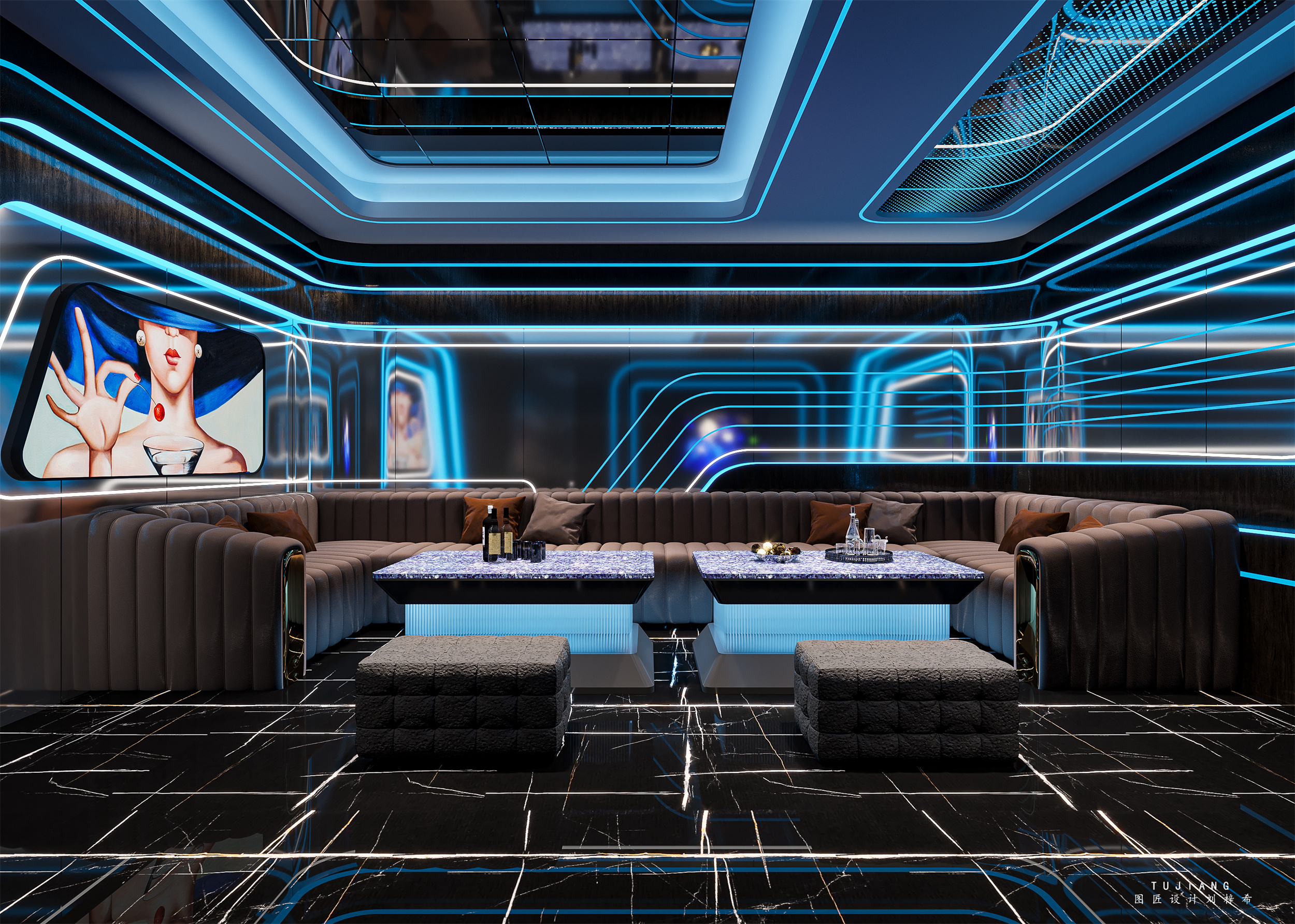 KTV 娱乐空间设计-24
