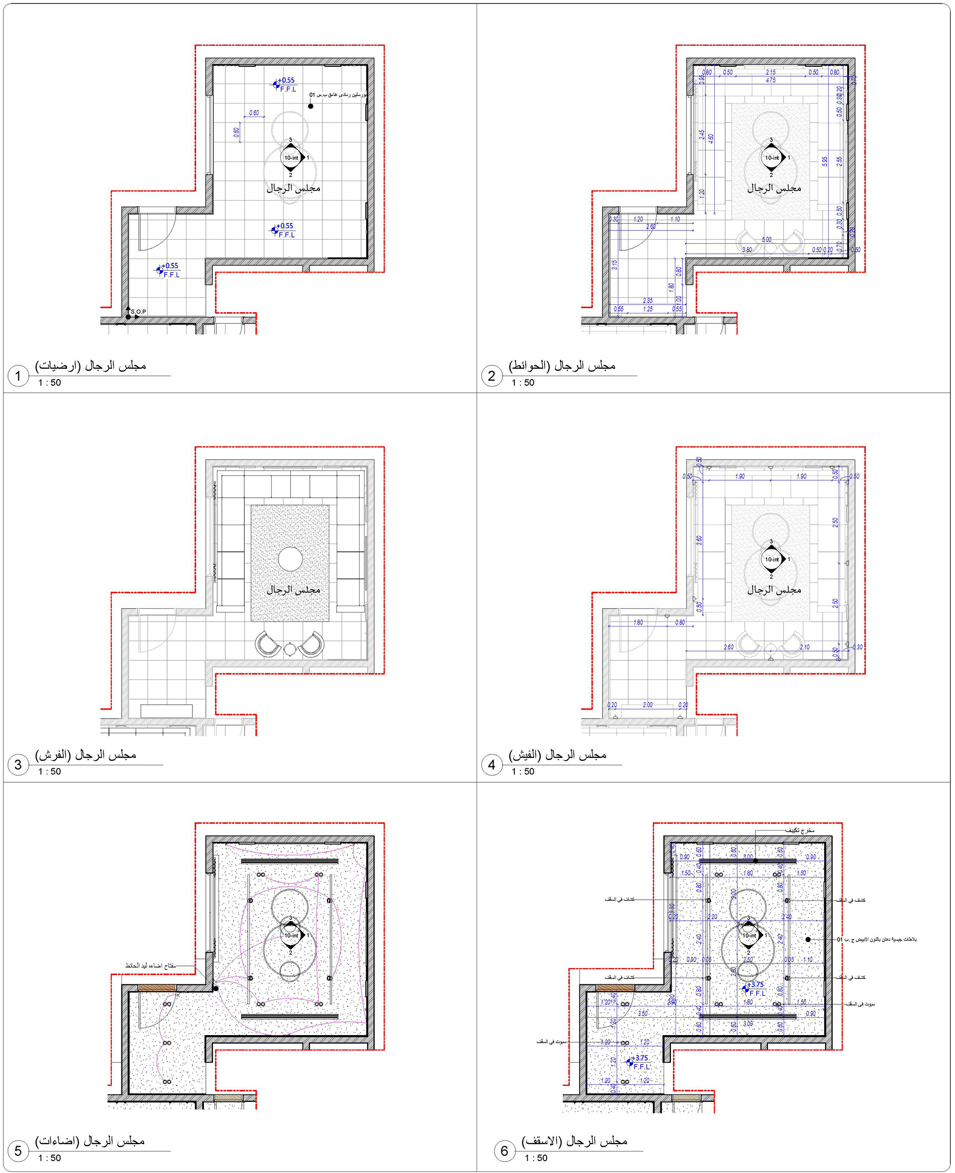 S·M 住宅室内套餐丨沙特阿拉伯丨Bariq Consultants-11