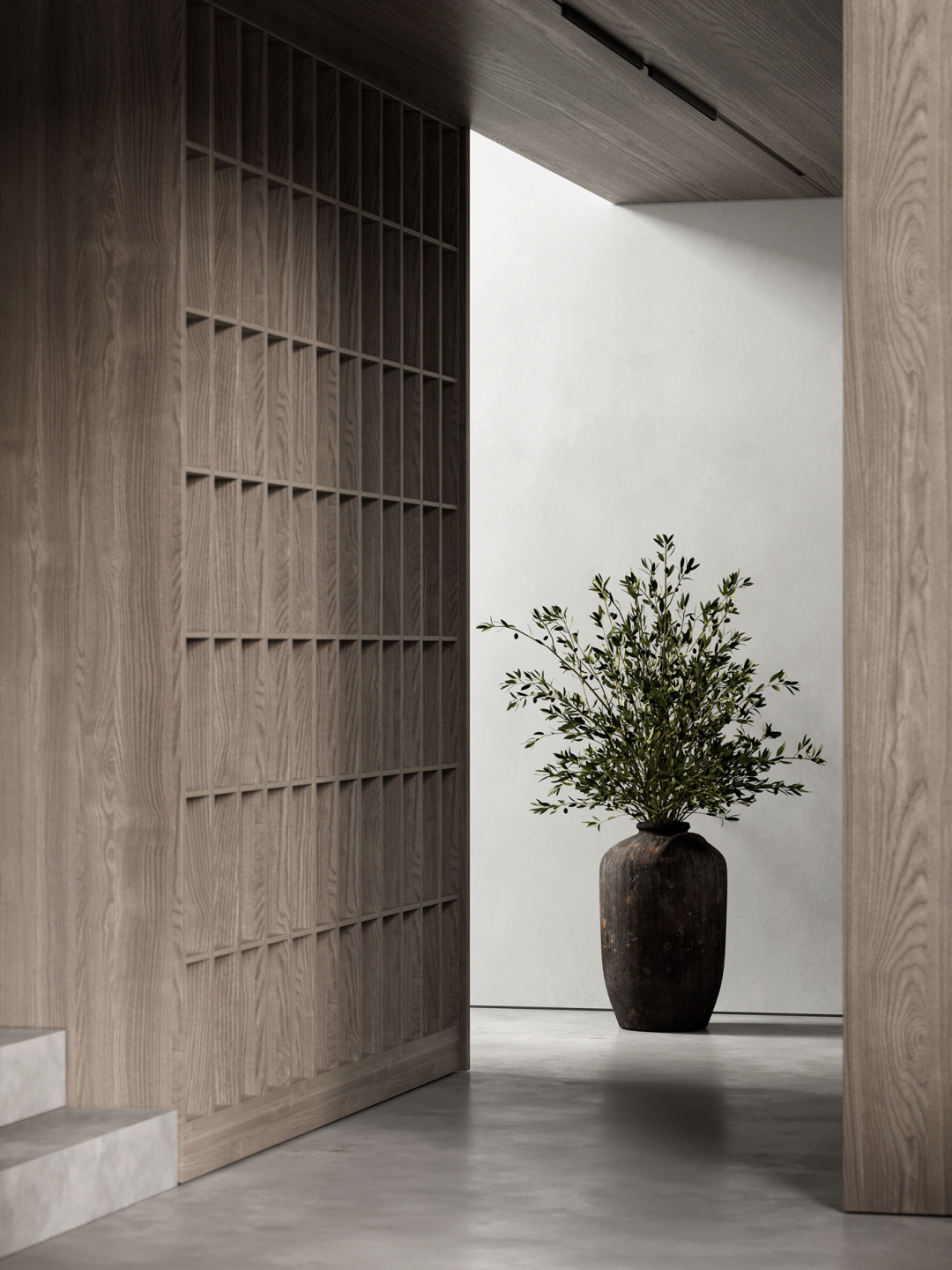 500㎡联排别墅,现代东方诗意空间丨东易日盛北京原创别墅分公司-10