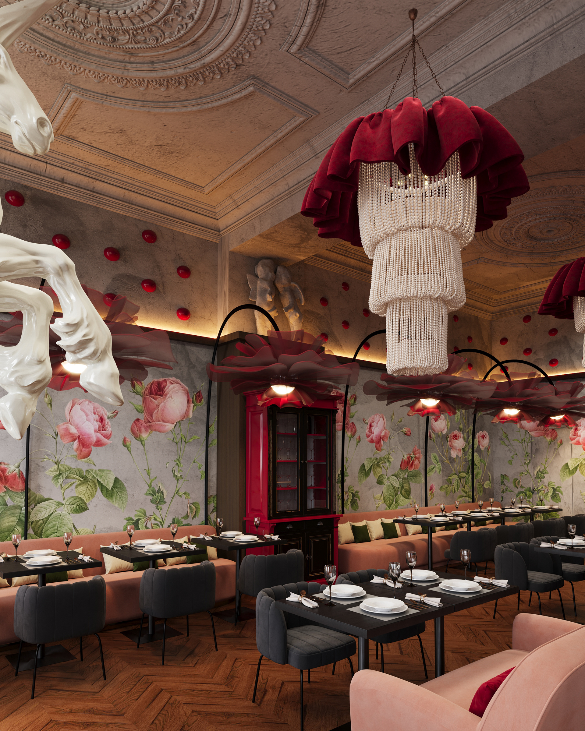 圣彼得堡餐厅设计丨俄罗斯圣彼得堡丨Wooddi design工作室-13