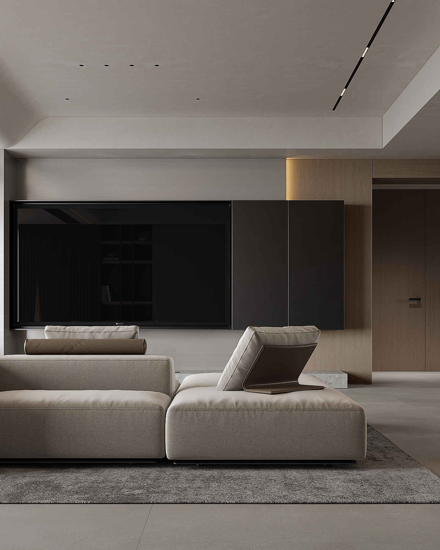 黑白灰的家丨末舍设计-10