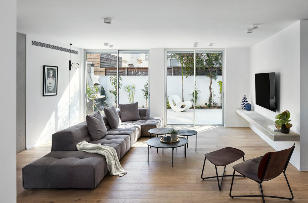 以色列简约住宅的宽敞魅力-1