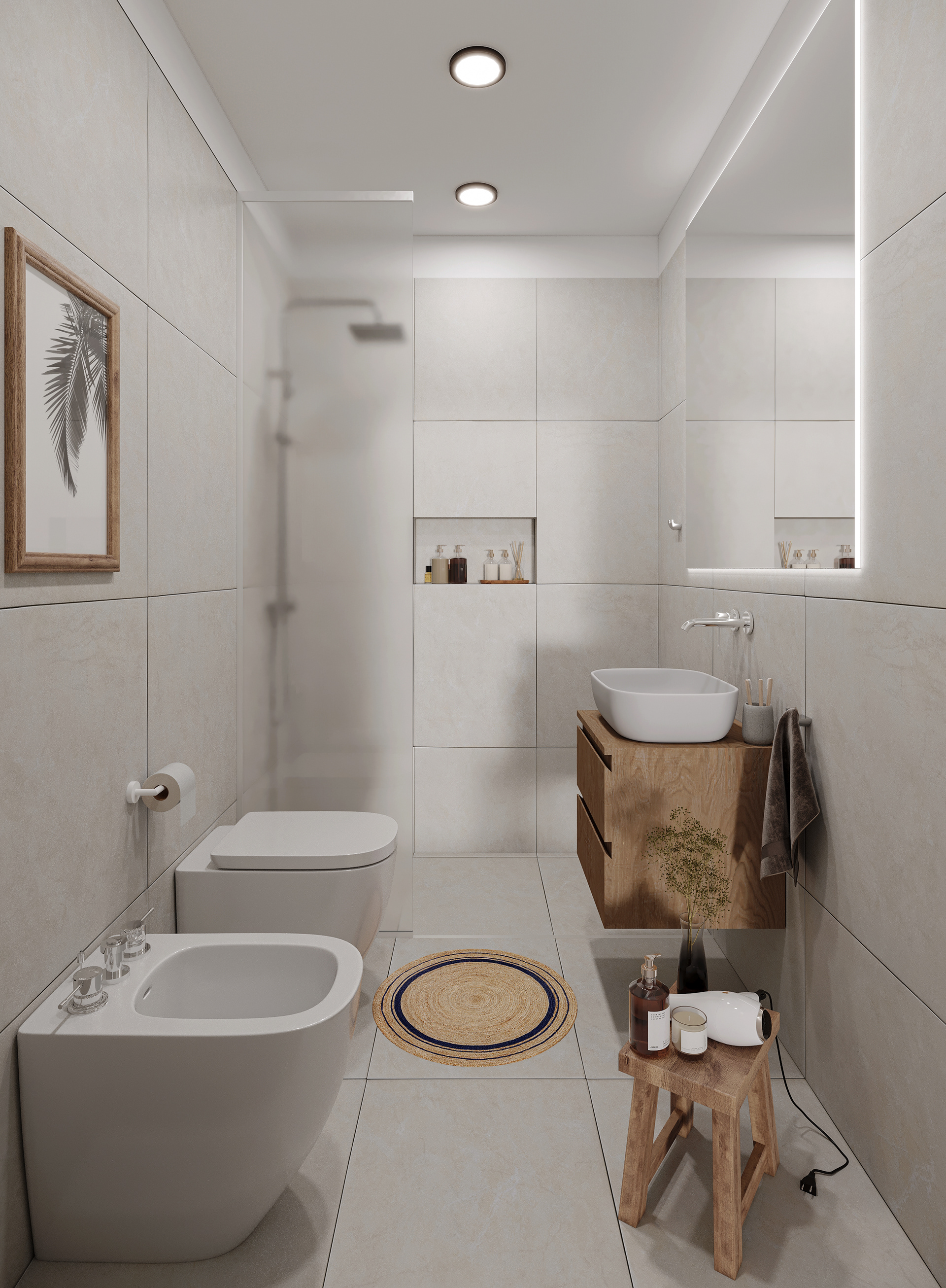 Renders Interiores y Exteriores V.A-1