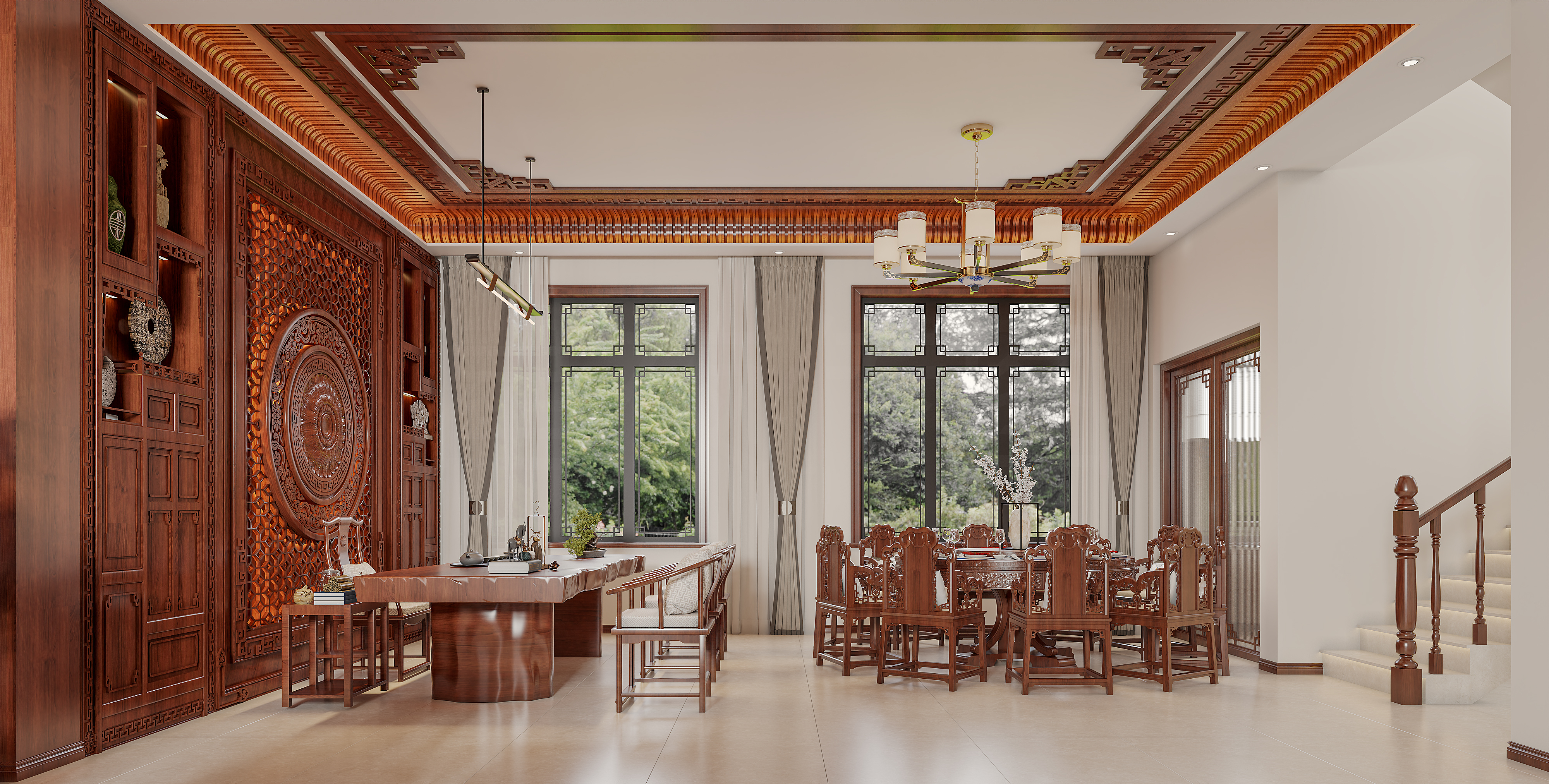 这样的中式家装喜欢吗-1