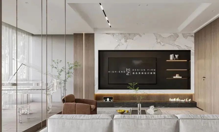 红树湾 400㎡现代简约住宅丨逸品装饰·张达-95